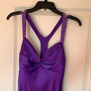 Floor length prom gown